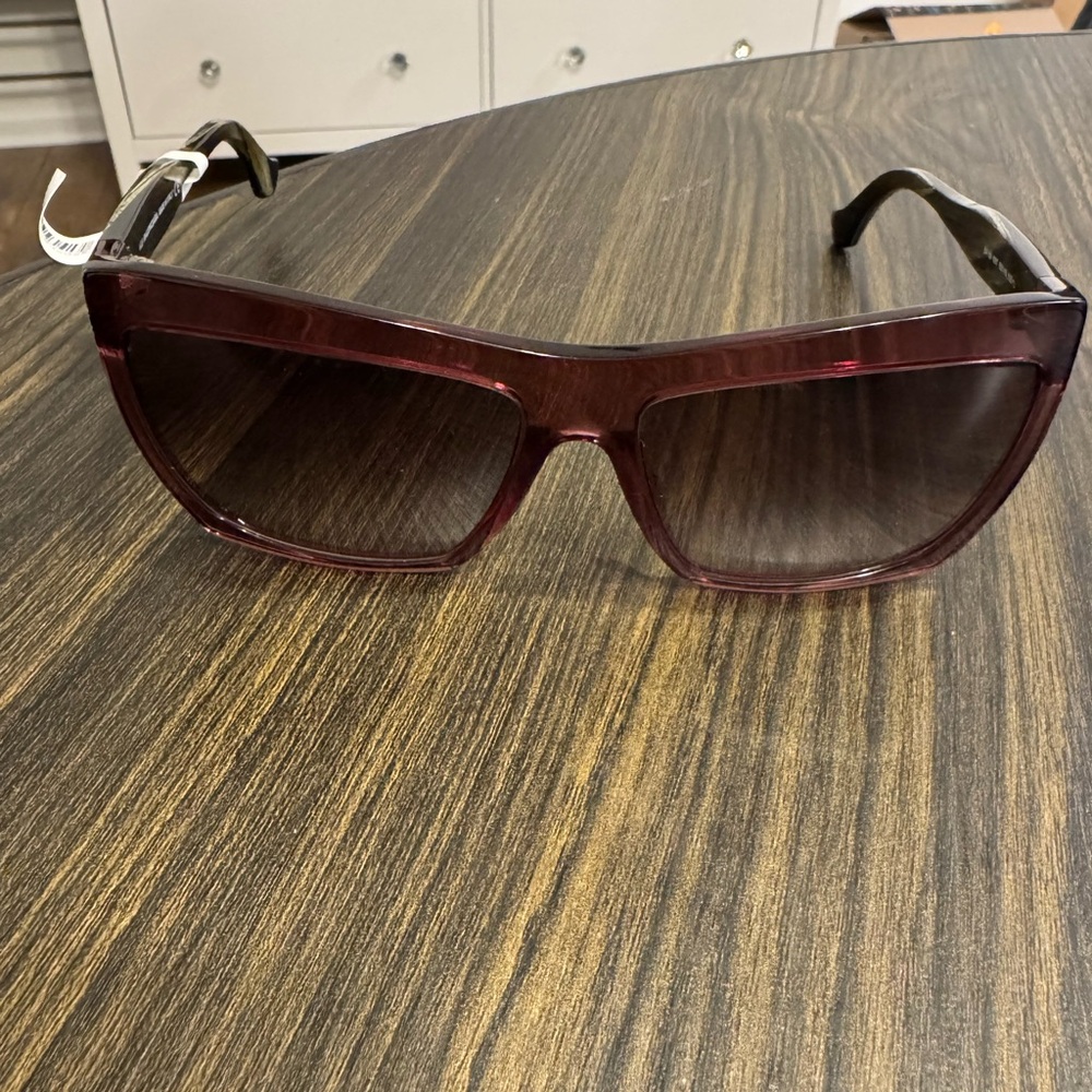 Balenciaga Chic Burgundy Sunglasses BA0089 - 69T